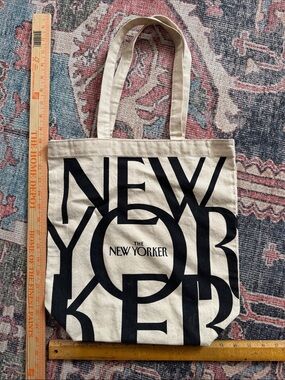 New Yorker cotton tote bag